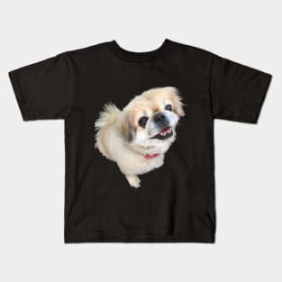 Lucy fur Real - adorable pekingese dog Kids T-Shirt